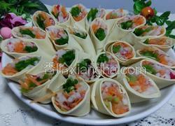 干豆腐蔬菜卷