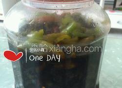 自制尖椒黄瓜咸菜