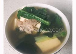小白菜炖豆腐