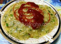 菠萝蒜汁豆腐