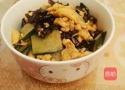 木耳黄瓜炒蛋的做法图解16