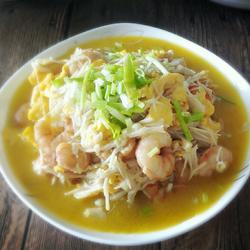 鲜之味（虾仁金针笨鸡蛋）的做法[图]