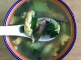 小油菜香菇蛋汤