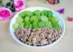 肉沫炒油菜