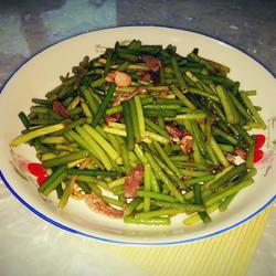 蒜苔炒肉