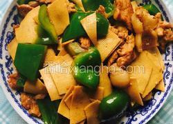青椒豆皮肉片