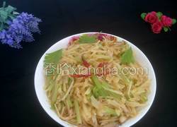 土豆丝炒芹菜