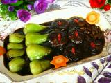油菜炒香菇