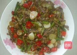 炒鸡杂的做法图解8