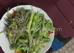 豆芽炒竹笋