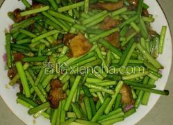 蒜台炒肉