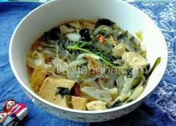 东北白菜冻豆腐炖粉条