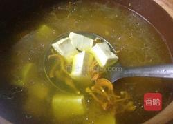 虫草花豆腐汤的做法图解6