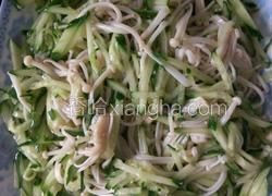 金针菇凉拌黄瓜