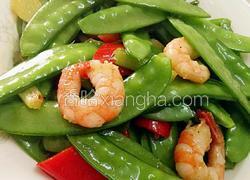 荷兰豆炒虾仁