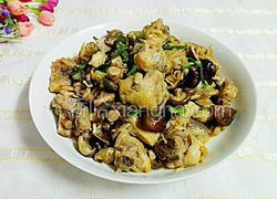 香菇炒鸡肉
