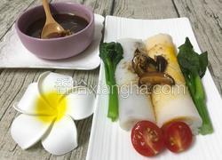 自制猪肉鸡蛋肠粉