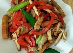五花肉青蒜炒豆干