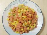 玉米粒炒火腿