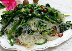 菠菜拌粉丝
