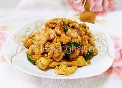 鲜虾仁炒蛋