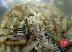 葱姜辣炒蛏子的做法图解4