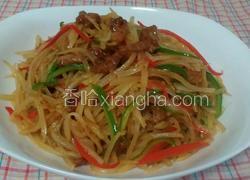 土豆丝炒肉