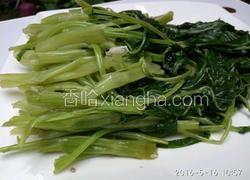 虾酱炒通菜
