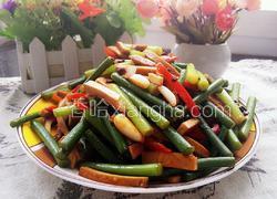 蒜苔炒豆腐干