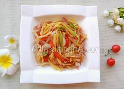 土豆洋葱炒腊肉