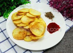 自制零食炸薯片