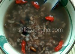 枸杞黑豆粥