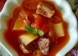 番茄牛肉炖土豆