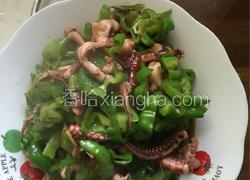 青椒炒鱿鱼丝