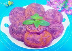 平底锅紫薯饼