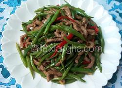 扁豆炒肉丝