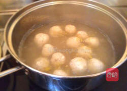 鲜虾鸡肉丸子汤的做法图解9