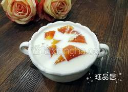 电饭锅木瓜炖牛奶