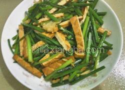韭菜苔炒香干