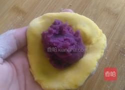 南瓜饼（紫薯馅）的做法图解6