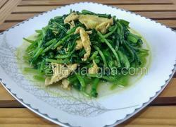 茼蒿炒鸡蛋