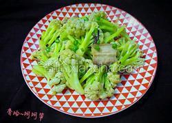 有机花菜炒肉