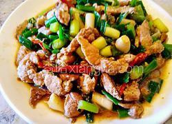 蒜苗炒肉