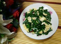 家常菜韭菜炒鸡蛋