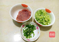 黄瓜肉末粥的做法图解4