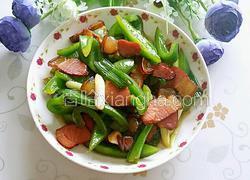 青椒蒜苗炒腊肉