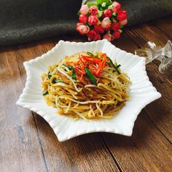豆芽炒饼