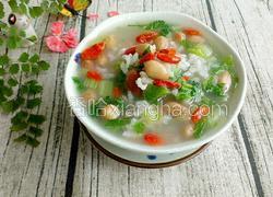 花生青菜粥