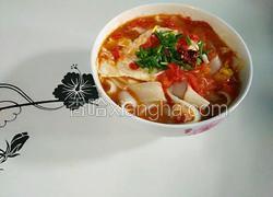 西红柿鸡蛋热汤面