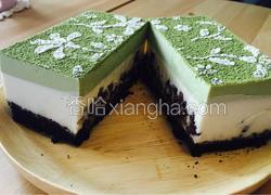 抹茶红豆慕斯